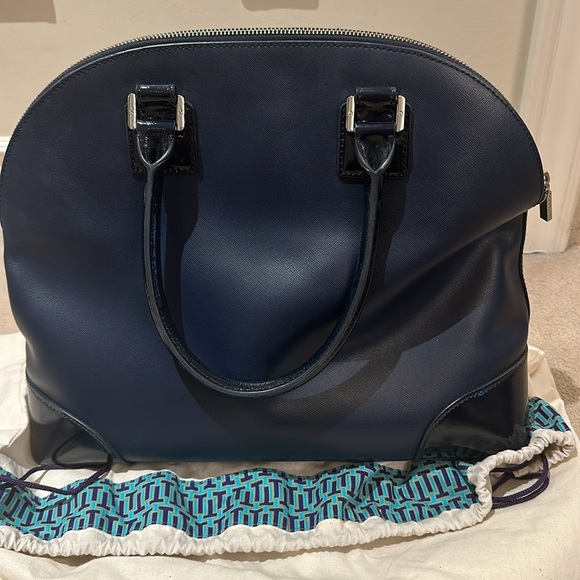 Super beautiful navy blue Tory Burch bag - Picture 2 of 6